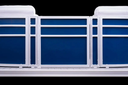 Stern Entry Sun Deck - 8' 6" Wide Pontoon Fence Rail Package
