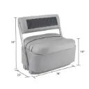 Luxury Flip Flop Pontoon Boat Seats