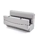 DeckMate-KL55-500-charcoal-gray-luxury-boat-seat-bench-front-open.webp