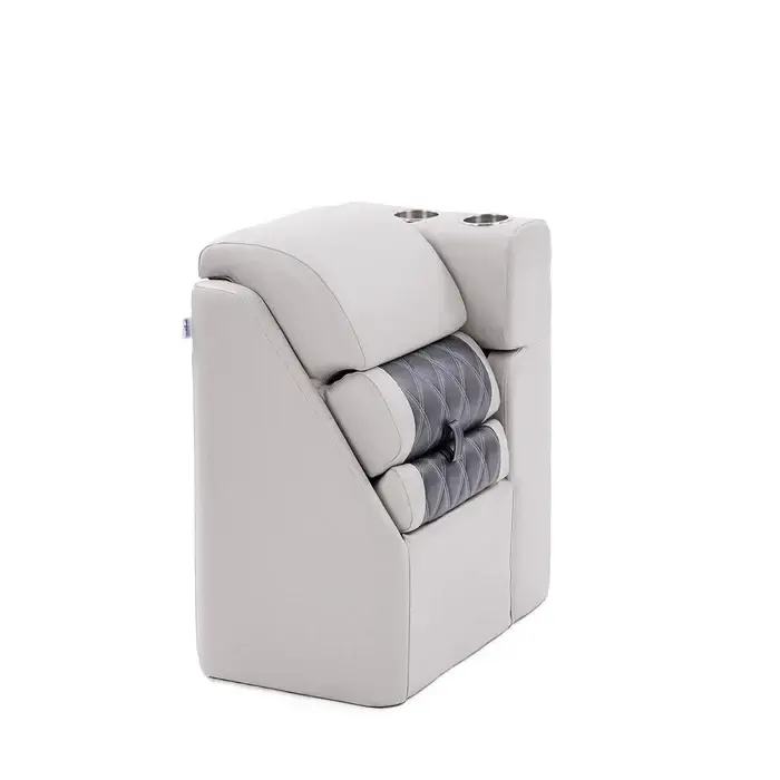 DeckMate-LRLBB-500-charcoal-gray-luxury-lean-back-pontoon-seat-profile-closed.webp