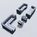 Deckmate-LG1842-charcoal-gray-pontoon-furniture-layout-back.webp