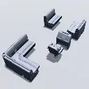 Deckmate-LG1595-charcoal-gray-pontoon-furniture-layout-back.webp
