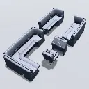Deckmate-LG1599-charcoal-gray-pontoon-furniture-layout-back.webp