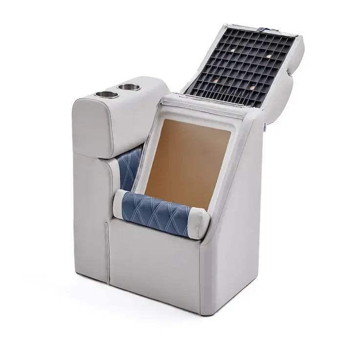 DeckMate-LLLB-503-Navy-gray-luxury-pontoon-seat-open_552b6b7b-af65-4add-8b9f-33c3adf98f20.webp