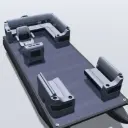 Pontoon Boat Seats (LG1566)