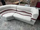 45" Right Premium Corner Bench Pontoon Seats