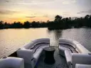 45" Left Premium Corner Bench Pontoon Seats
