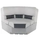 36" Bow Radius Luxury Pontoon Boat Seats