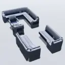 Pontoon Boat Seats (LG1571)