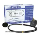 Uflex Fourtech Tilt Black Mach Rotary Steering System W/helm, Bezel & Cable 